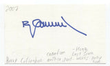 Barry Callaghan Signed 3x5 Index Card Autographed Signature Author Writer