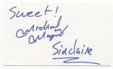 Sinclaire Mike Maxymuik Signed 3x5 Index Card Autographed Signature Band