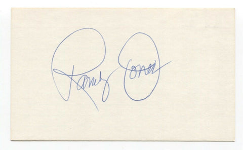 Randy Jones Signed 3x5 Index Card Baseball Autographed Signature