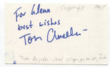 Copyright - Slow - Thomas Anselmi Signed 3x5 Index Card Autographed Band