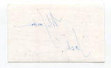 Mike Jackson Signed 3x5 Index Card Autographed Actor Contact