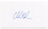 Chuck Baker Signed 3x5 Index Card Autographed Signature San Diego Padres MLB