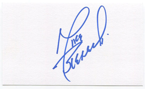 Mike Bielecki Signed 3x5 Index Card Autographed Pittsburgh Pirates Debut 1984