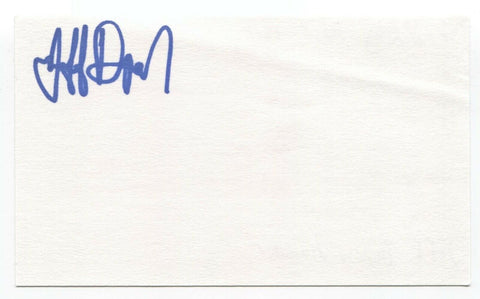 Scratching Post - Jeff Depew Signed 3x5 Index Card Autographed Signature Band