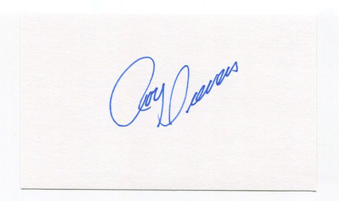 Roy Sievers Signed 3x5 Index Card Autographed MLB Baseball Washington Senators