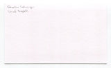Charlie Gehringer & Chief Hogsett Signed Cut Index Card Autographed Baseball HOF