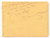 Sharon Sutton Signed Vintage Album Page Autographed Actress