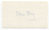Ellen Bry Signed 3x5 Index Card Autographed Signature Star Trek TNG