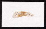 Jerry Kindall Signed Cut Autographed Index Card Circa 1962 Baseball Signature