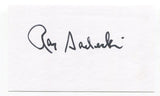 Ray Sadecki Signed 3x5 Index Card Autographed Baseball 1964 St Louis Cardinals