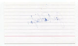 Joe Partington Signed 3x5 Index Card Autographed Signature King of Kensington