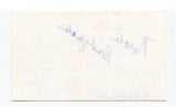 Nicole Bridgewater Signed 3x5 Index Card Autograph Actress Chicago