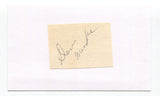 Denis Menke Signed Cut Index Card Autographed Baseball MLB Milwaukee Braves