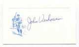 John Verhoeven Card Autograph MLB Baseball Roger Harris Collection