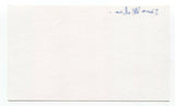 Yo La Tengo - James McNew Signed 3x5 Index Card Autographed Signature Band