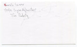 Tim Pawlenty Signed 3x5 Index Card Autographed Governor Of Minnesota