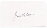 Eddie LeBaron Signed 3x5 Index Card Autographed NFL Football Dallas Cowboys