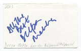 Deepa Mehta Signed 3x5 Index Card Autographed Director Bollywood/Hollywood