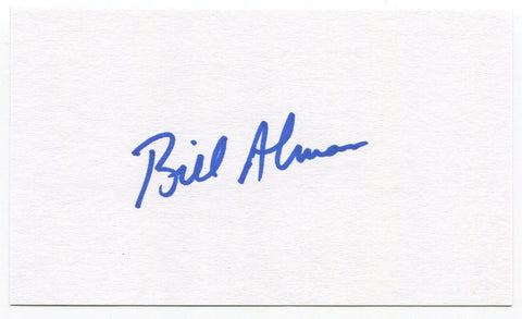 Bill Almon Signed 3x5 Index Card Autographed Signature San Diego Padres MLB 