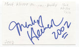 Mark Kleiner Trio Signed 3x5 Index Card Autographed Signature Band Musician