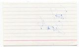 David Shoalts Signed 3x5 Index Card Autographed Signature Sports Writer 