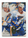 1994 Fleer Flair Craig Johnson Signed Card Hockey Autograph NHL AUTO #155