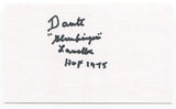 Dante Lavelli Signed 3x5 Index Card Autograph NFL Football Cleveland Browns HOF