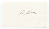 Ray Boone Signed Index Card Autographed Baseball 1948 Cleveland Indians