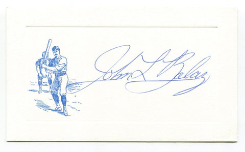 John Balaz Signed Card Autograph MLB Baseball Roger Harris Collection