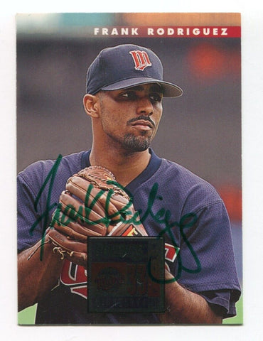 1995 Donruss Frank Rodriguez Signed Card Baseball MLB Autograph AUTO #23