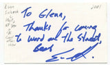 Evan Solomon Signed 3x5 Index Card Autographed Signature Reporter Host
