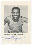 Tommy Gipson Signed Program Cut Photo Autographed Harlem Magicians Globetrotters