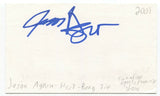 Jason Agnew Signed 3x5 Index Card Autographed Signature Canadian Host Bang TV