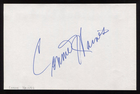 Connie Haines Signed HUGE 8x5 Inch Page Autographed Vintage Signature 