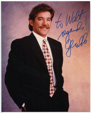 Geraldo Rivera Signed 8x10 Photo Vintage Autograph Signature Journalist