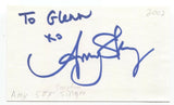 Amy Sky Signed 3x5 Index Card Autographed Signature Singer