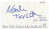 Noah Taylor Signed 3x5 Index Card Autographed Signature Game of Thrones - Locke