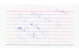 Jonathan Dudley Signed 3x5 Index Card Autographed Actor Les Miserables