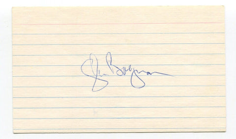 Glenn Borgmann Signed 3x5 Index Card Autographed MLB Baseball Minnesota Twins