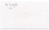 Ted Bowsfield Signed 3x5 Index Card Autographed MLB Baseball Boston Red Sox