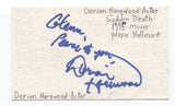 Dorian Harewood Signed 3x5 Index Card Autographed Actor
