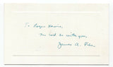 James Pike Signed Card Autographed Signature Religious Leader Civil Rights