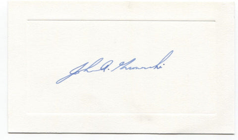 John A. Gronouski Signed Card Autographed Signature Postmaster General