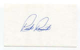 Rick Renick Signed 3x5 Index Card Baseball Autographed Signature