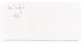 Leo Sanford Signed 3x5 Index Card Autographed NFL Football 1958 Baltimore Colts