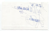 The Wilkinsons - Amanda Wilkinson Signed 3x5 Index Card Autographed Signature