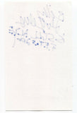 The Black Halos - Billy Hopeless Signed 3x5 Index Card Autographed Signature