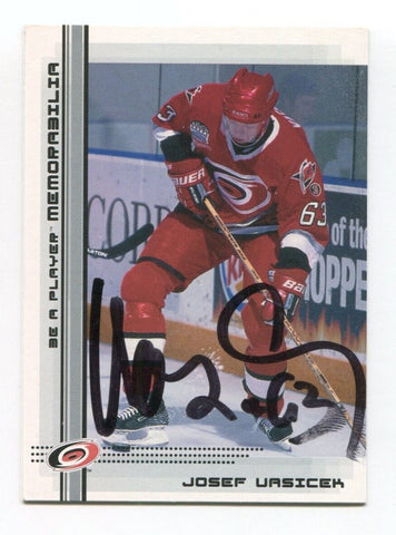 2000 In The Game BAP Josef Vasicek Signed Card Hockey NHL Autograph AUTO #429