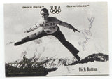 Dick Button Signed 1996 Upper Deck Olympics Autographed Card #73