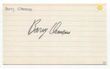 Barry Clemens Signed 3x5 Index Card Autographed Signature NBA Basketball